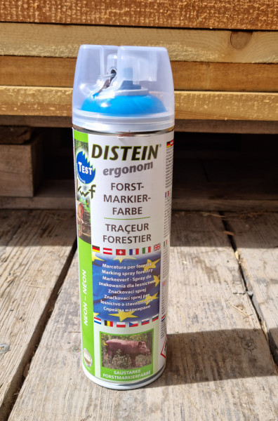 DISTEIN ergonom - značkovací barva ve spreji - reflexní modrá
