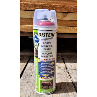 DISTEIN ergonom - značkovací barva ve spreji - trvanlivá červená
