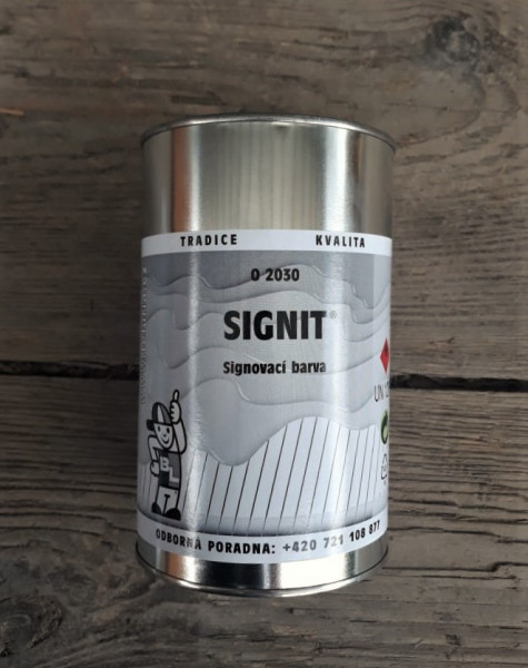 Barva signovací - vyznačovací černá (1 kg)