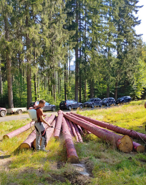 Terénní seminář srpen 2022 - aplikace insekticidů